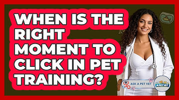 When Is The Right Moment To Click In Pet Training? - Ask A Pet Vet