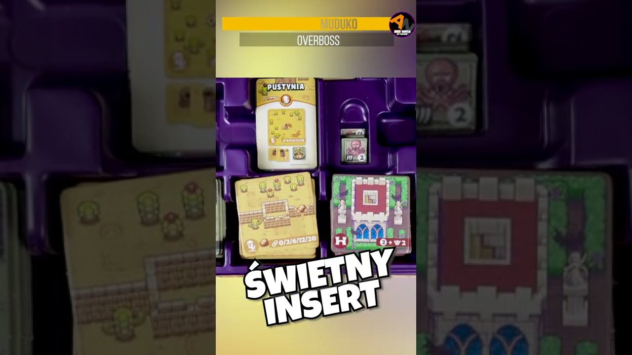 Świetny insert Game Trayz w grze Overboss 