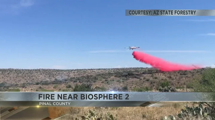 Wildfire near Biosphere 2