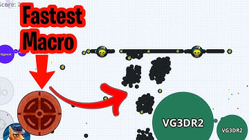 MACRO FAST LIGHT-DESTROYING SERVERS WITH THE FASTEST MACRO(AGAR.IO MOBILE)