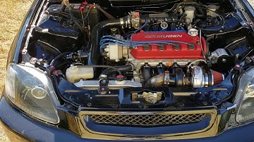 D16z6 turbo with DELTA 282-2 camshaft.