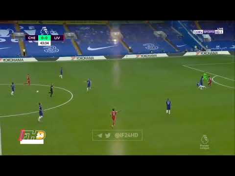 لحظة طرد اندرياس كريستنسن ليفربو تشيلسي