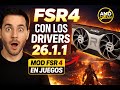 FSR 4 MOD en RX 6000 🔥 | Drivers AMD 26.1.1 + Mods en Juegos (Calidad Brutal)