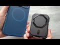 GolbinBox for MagSafe Wallet with Stand, Magnetic Phone Card Holder for Men, Holds 4 Cards with RFID