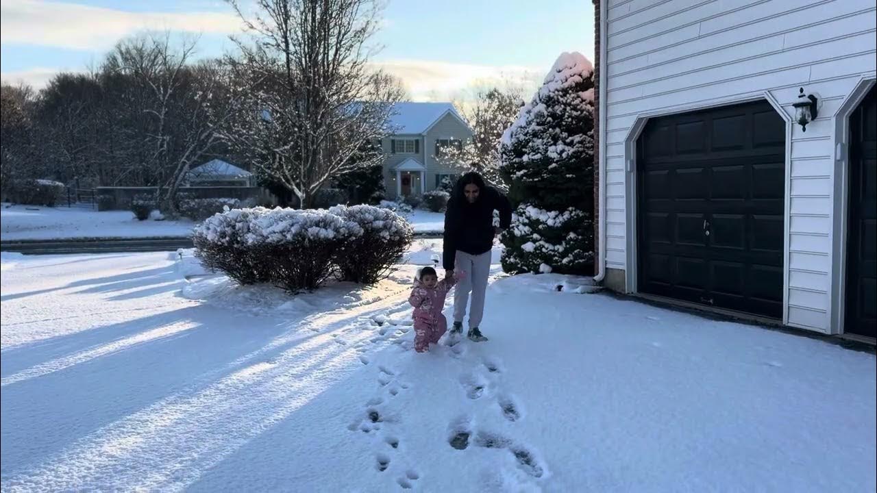 First Snow Winter 2024 New Jersey YouTube