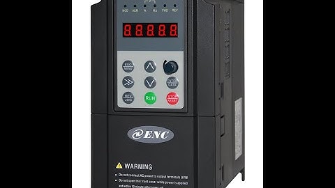Hướng dẫn cài đặt chế độ chạy đa cấp biến tần ENC EN600