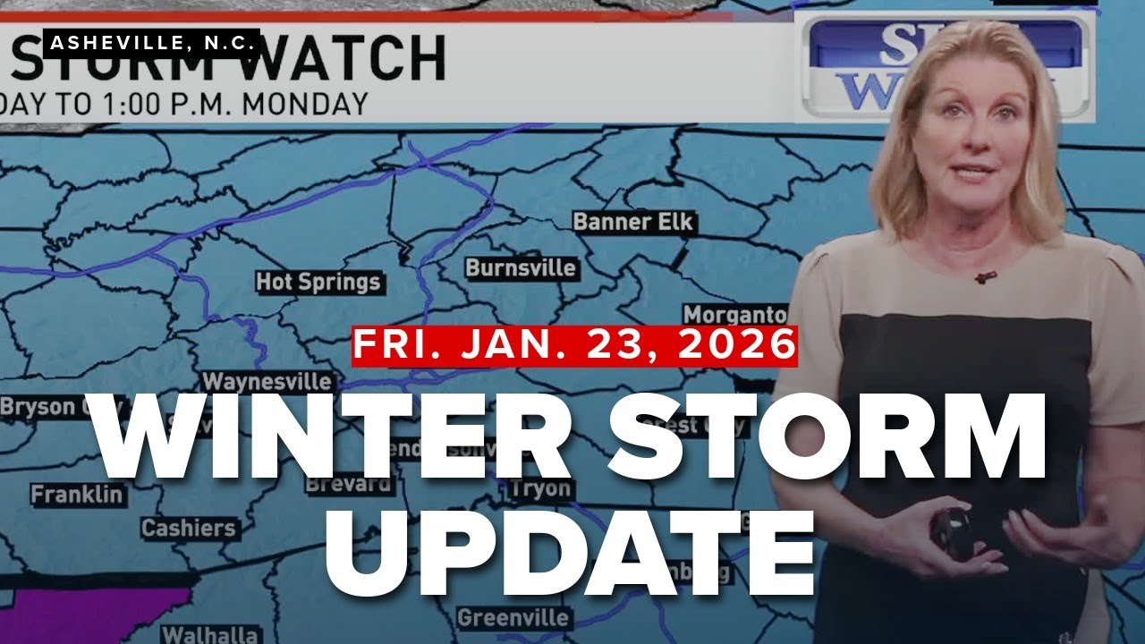 North Carolina braces for winter storm (Morning update, Friday, Jan. 23 ...
