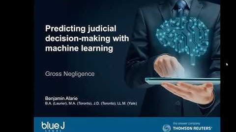 Predicting judicial decision-making with machine learning: Gross Negligence
