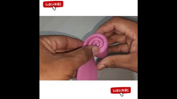 clay rose flower making at home|amazing technique make rose flower with clay|#youtubeshorts|clay