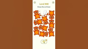 " Erase the evil bear " DOP 2 level 1005 #shorts #dop2 #dop2game  #dop2level1005
