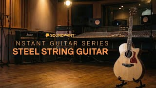 Soundpaint Instant Steel String Guitar Now with DAW Sync Time Pro