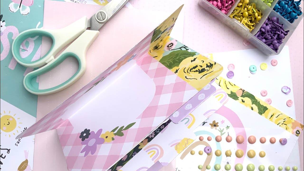 Весенняя уборка! Мастер-класс по созданию мини-альбома с обрезками! Односторонняя или двустороння...