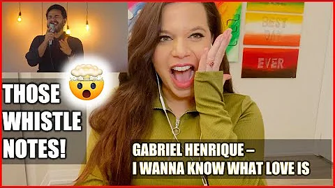SINGER REACTS TO GABRIEL HENRIQUE - I Want to Know...