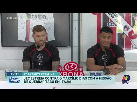 JEC estreia na Copa SC contra Marcílio Dias e tenta quebrar tabu