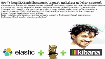 How To Setup ELK Stack Elasticsearch, Logstash, and Kibana on Debian 9.2 stretch