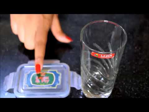 कांच / प्लास्टिक के बर्तनो से स्टिकर हटाने का आसान तरीका How to remove stickers from Glass & Plastic