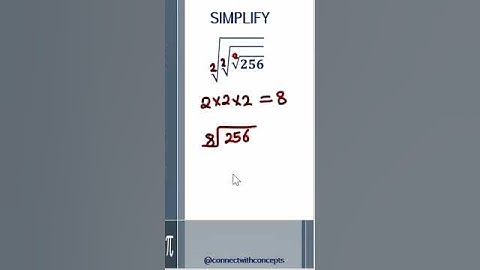 NESTED SQUARE ROOT #maths , #shorts, #squareroot