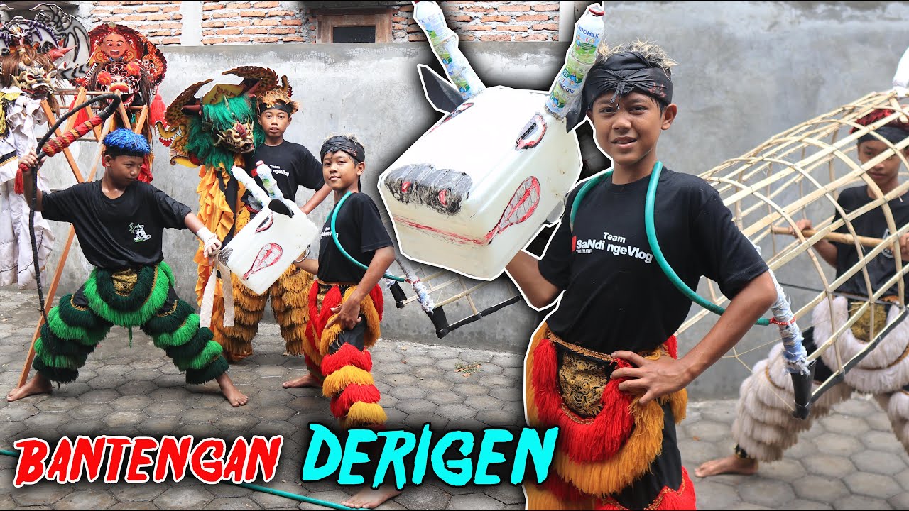 PENGISIAN KHODAM BANTENGAN DERIGEN SAMPE MBEROT DAN KALAP KERASUKAN SAPI WISANGGENI BARONGAN DEVIL