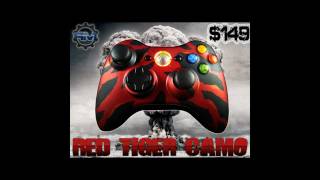 Red Tiger Camo, Custom Xbox 360 Controller. !SALE! $149 limited quantities.