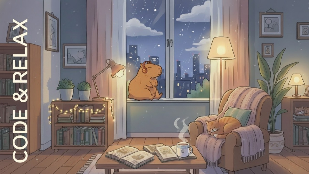 LoFi for Programming and Coding: Chill Beats for Concentration and Focus (Rain on the Window)
