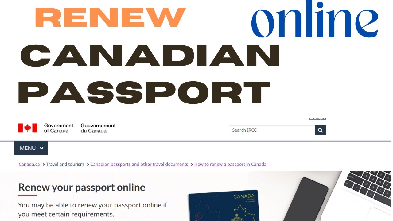 RENEWING YOUR CANADIAN PASSPORT ONLINE