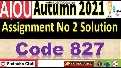 ⏩ AIOU Code 827 Solved Assignment No.2 Autumn 2021 || Level: M.ED/MA Education