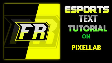 How to make Esports Logo on Pixellab - Esports text Logo - Pixellab Tutorials - Tech Pencil