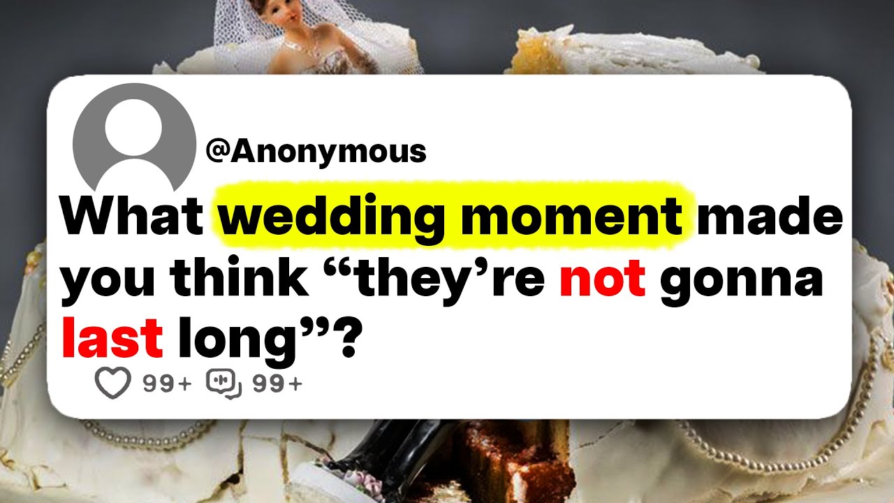 What wedding moment made you think 