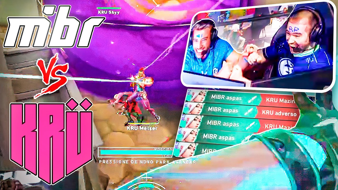MELHORES MOMENTOS MIBR VS KRU (WATCHPARTY F0RSAKEN E TCK10 DIRETO DO ESTÚDIO DA RIOT)