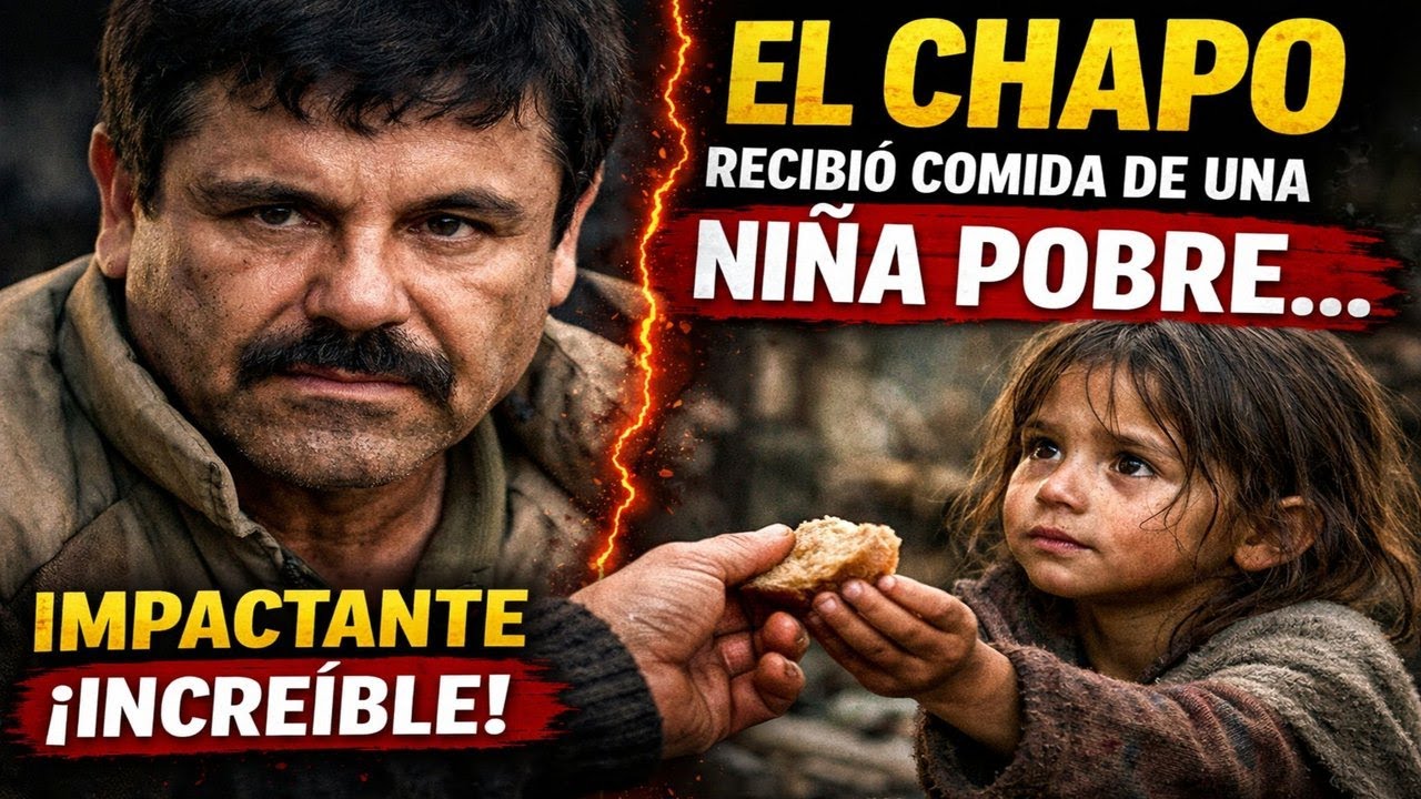 EL CHAPO recibió la última comida de una niña pobre… y su reacción dejó a todos en shock
