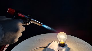 Flame Gun Vs. Lamps | Satisfying Burning Experiment!