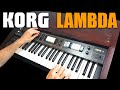 KORG LAMBDA - Synth Review, Sounds & Demo | Analog string synthesizer