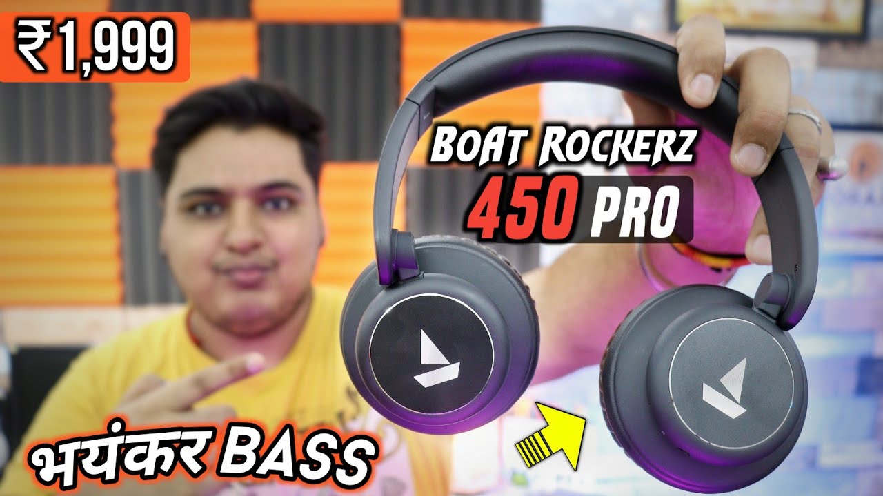 BoAt Rockerz 450 Pro PUBG Test? Boat Rockerz 450 Pro Bluetooth OnEar