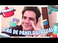 FIZ UM CHÁ DE CASA NOVA, ONLINE! ☕️🏠 | Vlog