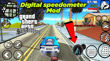 Digital speedometer gta sa android | How To Add Speedometer Mod In Gta Sa Android