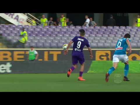 Il gol di Simeone (93') - Fiorentina - Napoli 3-0 - Giornata 35 - Serie A TIM 2017/18