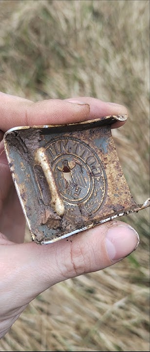 Немецкая пряжка времен ВОВ #нива4х4 #metaldetecting #кладоискатели ...