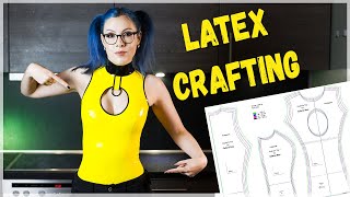 Latex Crafting Tutorial Keyhole Top Including Pattern Beginners Friendly