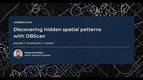 Discovering hidden spatial patterns with DBScan