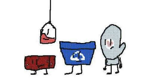 A scene in AIB 1 reanimated in Flipnote Studio 3D