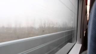 Chinese Bullet Train accelerating to 188 MPH (302 KPH)