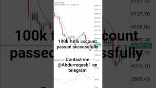 Passed $100K FTMO Challenge! 🚀 Consistency pays! #FTMO #FundedTrader #Forex #Trading #PropFirm