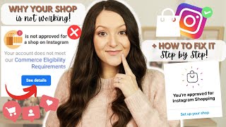 Why your Instagram Shop is Not Working & How to Fix It! (How to Enable Instagram Product Tagging)