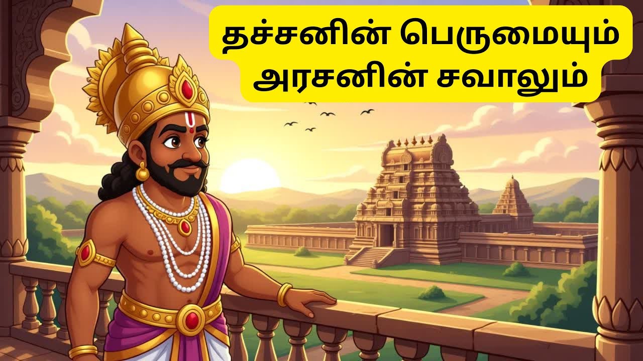 👑தச்சனின் பெருமையும் அரசனின் சவாலும் |🧱தச்சனின் பெருமை🔨📏 | Raja Raja Cholan Story Tamil | Kids Story