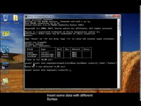 Mysql insert