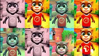 Talking Tom eight colone Different Visual Effects Gameplay |​ Multi-Effect Gameplay Showcase tom