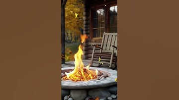 Fall Vibes with a Crackling Fire Pit – Soothing Nature Ambience for Study & Meditation # 4