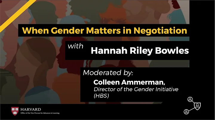 When Gender Matters in Negotiations with Hannah Ri...