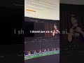 Editing yourself suxxxxxx