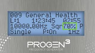 ProGen 3 Setup - Chapter 5 - Run Mode Screen - Resonant Light Technology